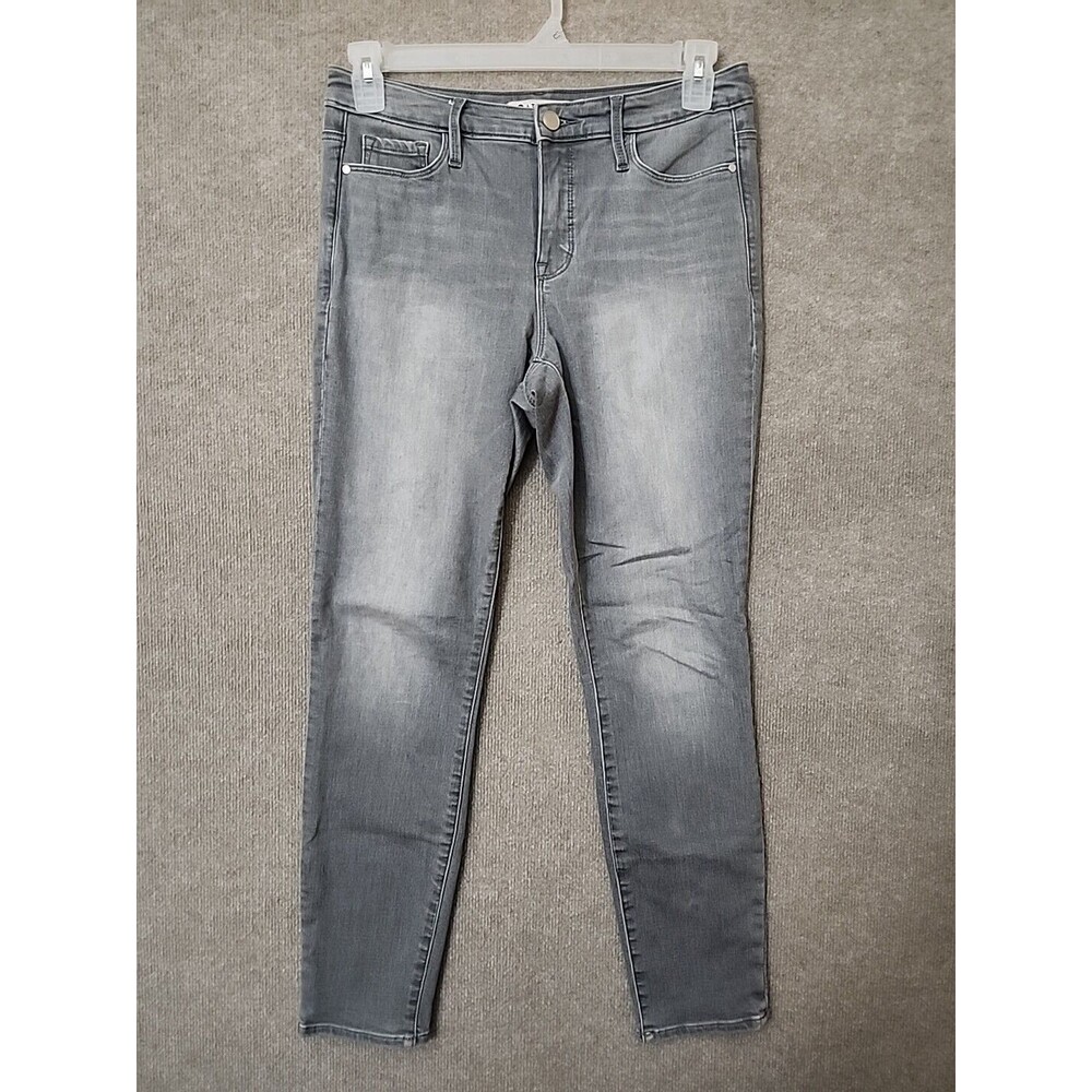 Athleta Sculptek Skinny Jeans Womens 8 Gray Stretch